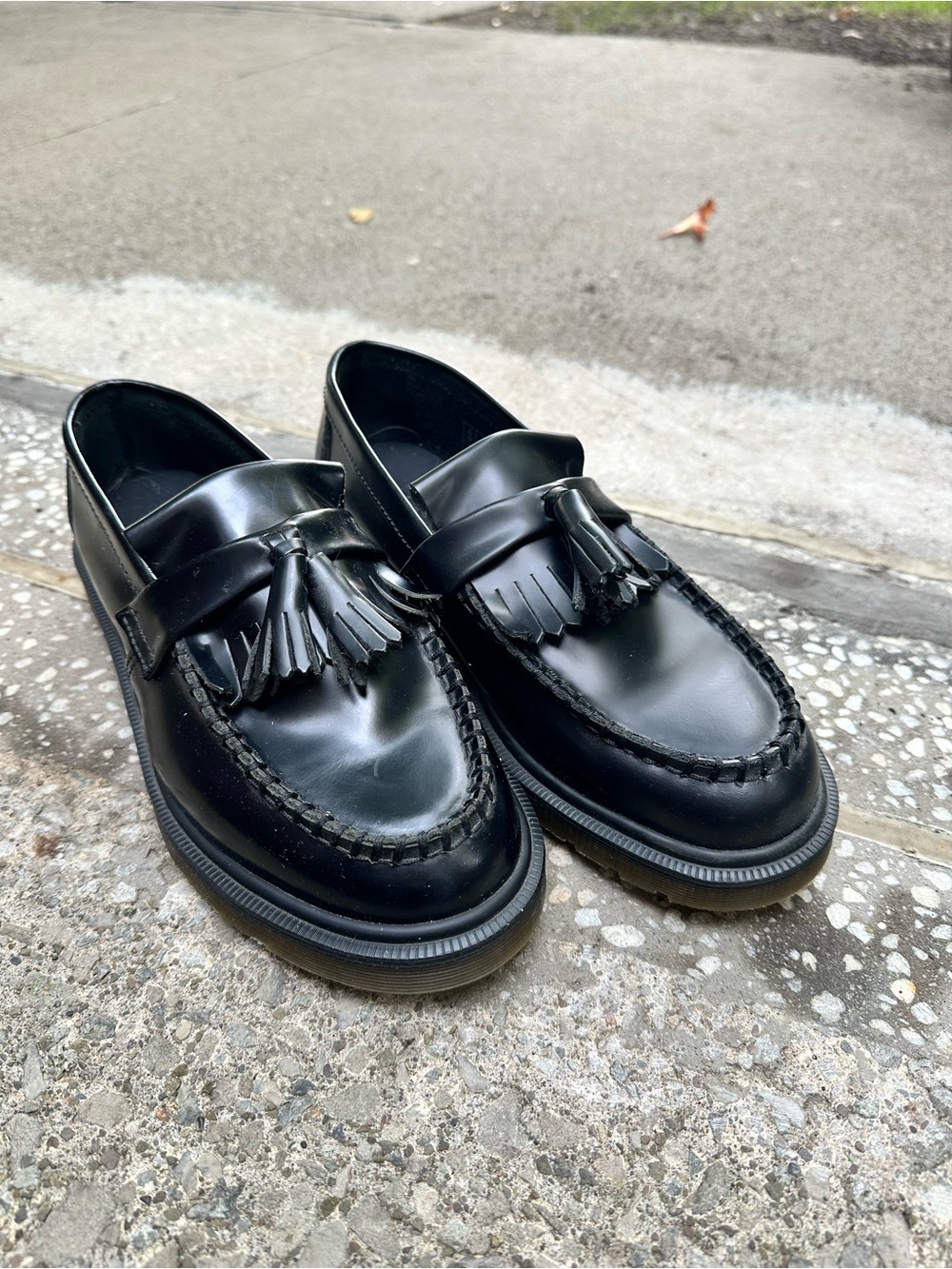Dr. Martens Adrian Smooth Leather Tassel Loafers Black (39eu/8)